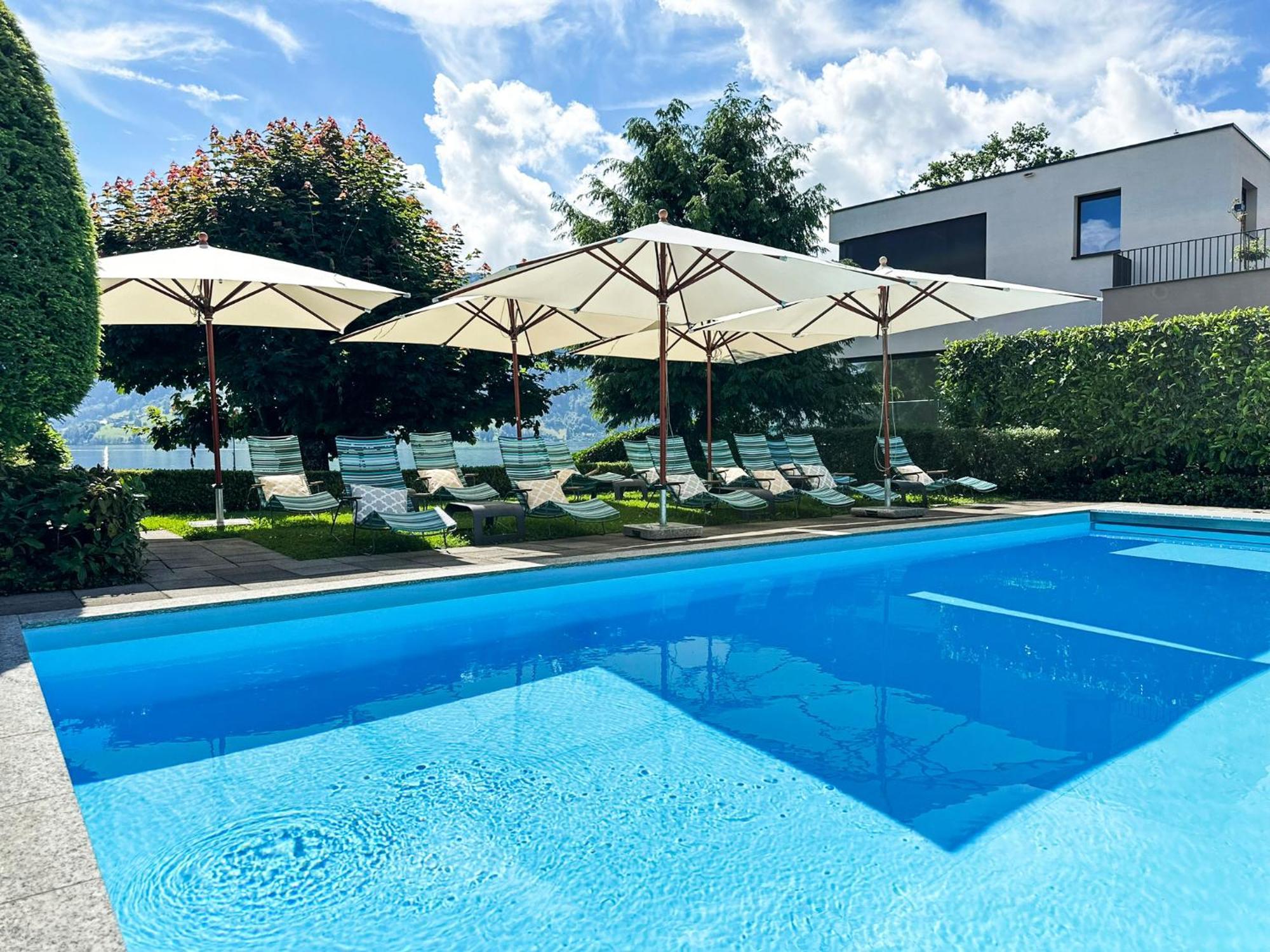 Seehotel Kastanienbaum Luzern Buitenkant foto